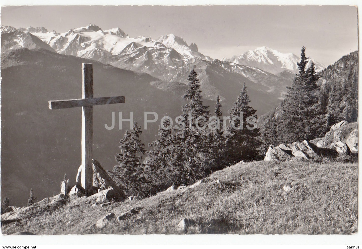 A la Creusa s. Les Marecottes et s. Salvan - 16121 - Switzerland - 1958 - used - JH Postcards