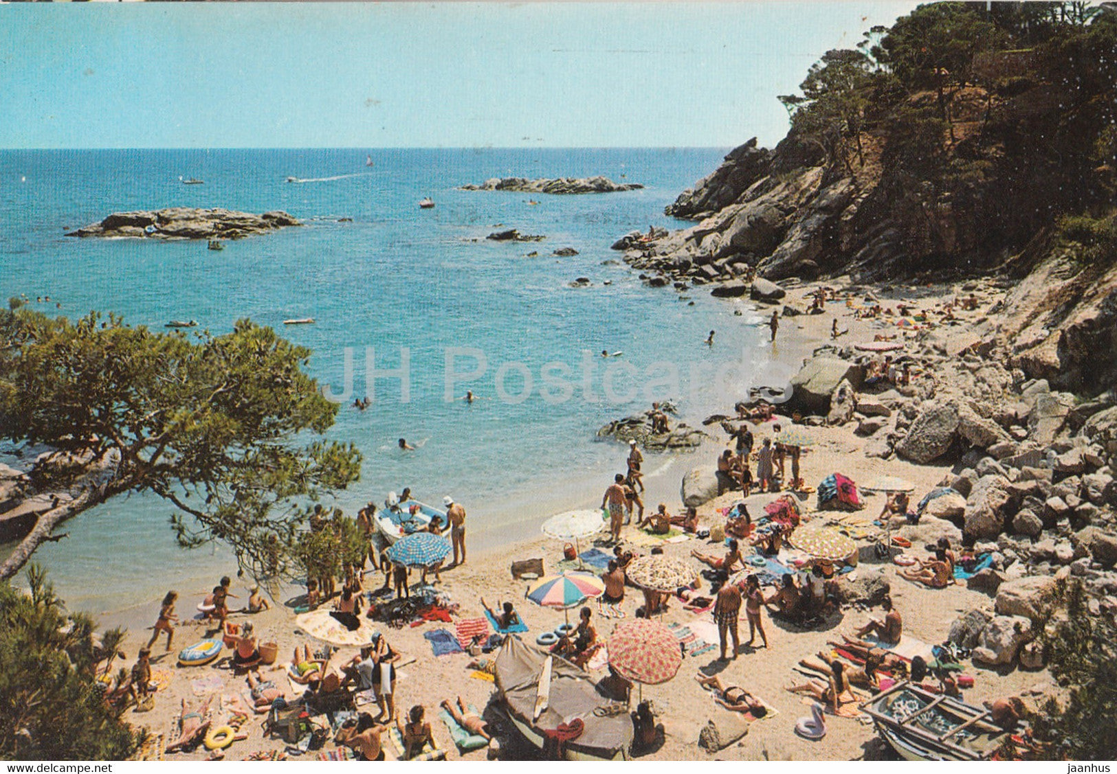 Playa de Aro - Costa Brava - Sa Cova - beach - 133 - Spain - used - JH Postcards