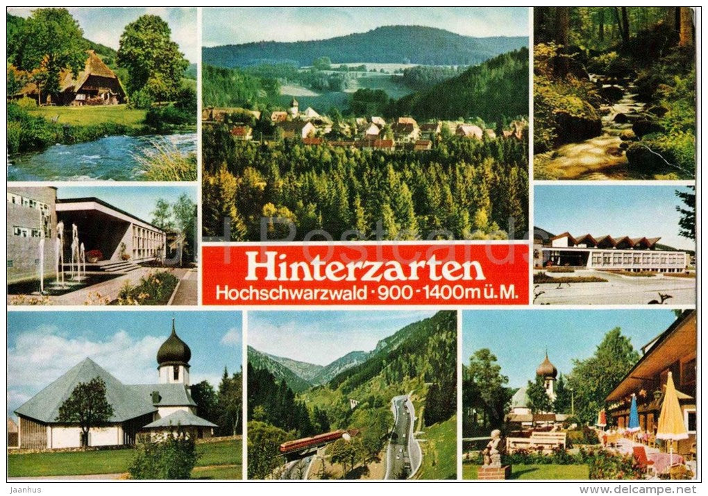 Hinterzarten , Hochschwarzwald - 7824 - Heilklimatischer Kurort - Wintersportplatz - Germany - 1992 gelaufen - JH Postcards