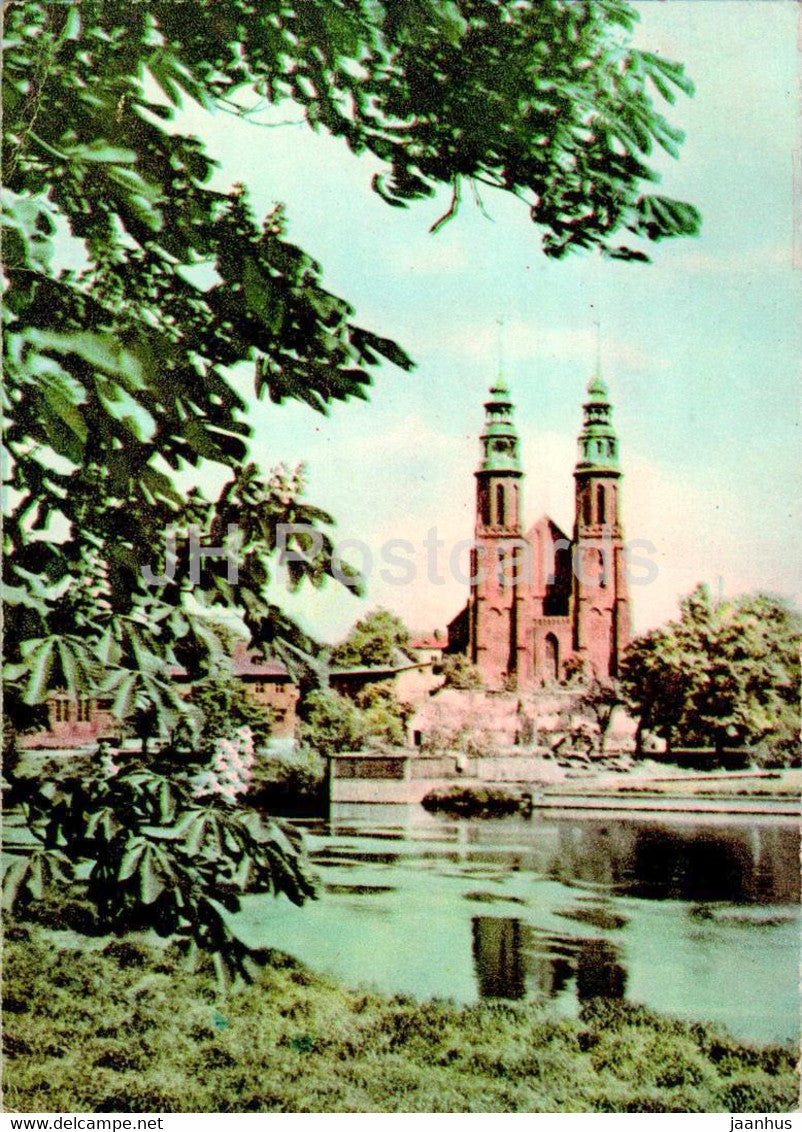 Opole - Kosciol Sw Krzyza - Church of the Holy Cross - Poland - unused - JH Postcards