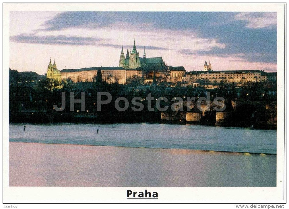 Praha - Prague - Prague Castle with the St. Vitus Cathedral - Czech Republic - unused - JH Postcards