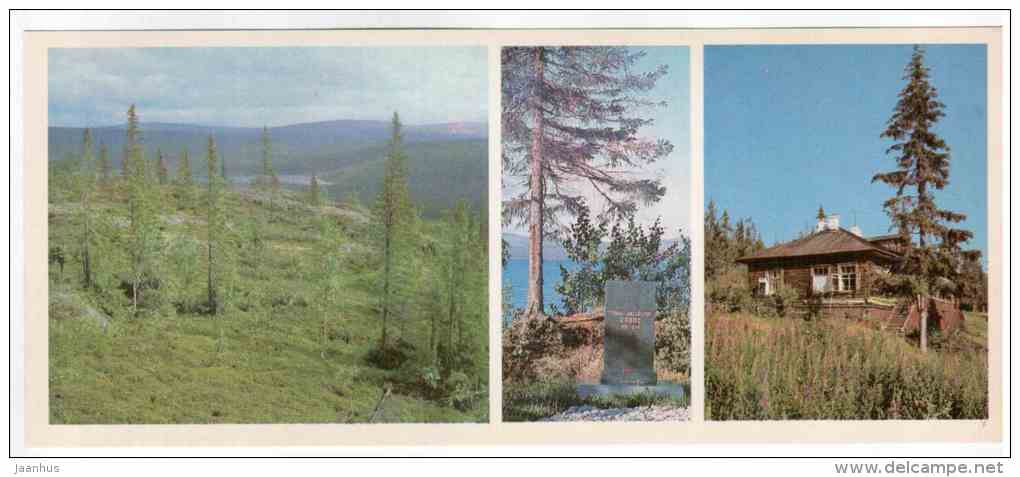 Central homestead - Lapland reserve - 1980 - Russia USSR - unused - JH Postcards