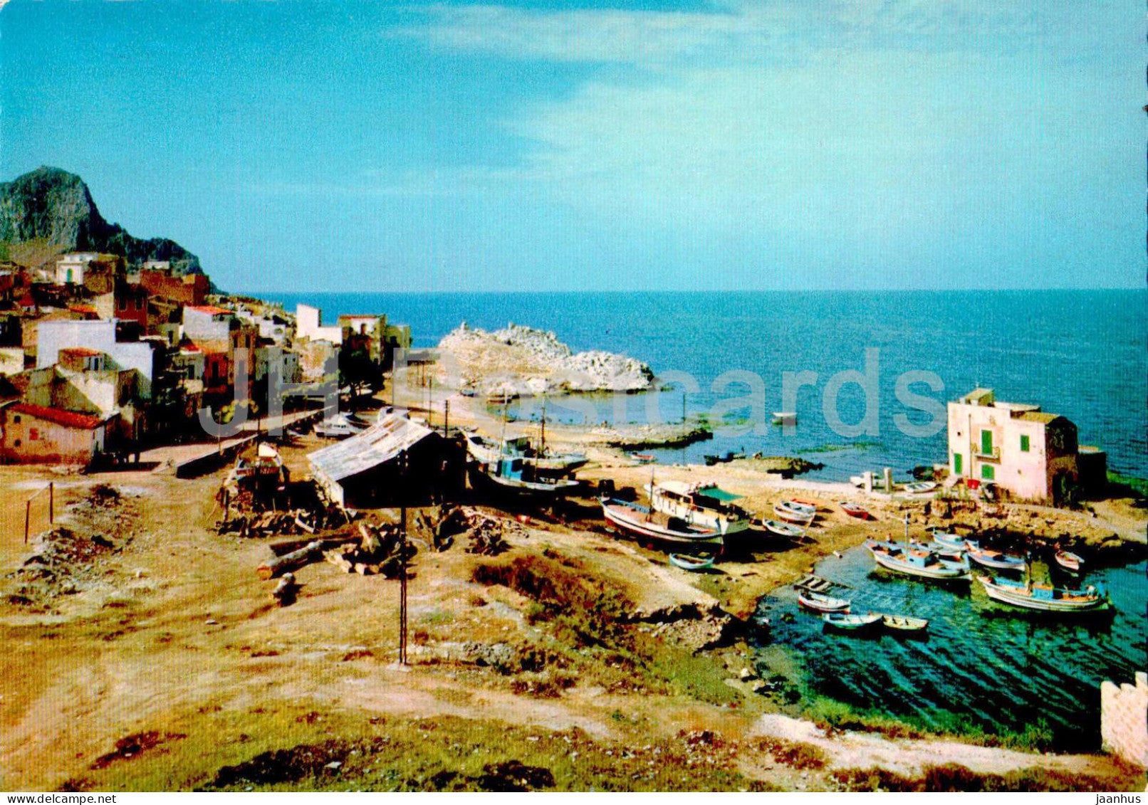 Sicilia pittoresca - S Elia - boat - 1003 - Italy - unused - JH Postcards