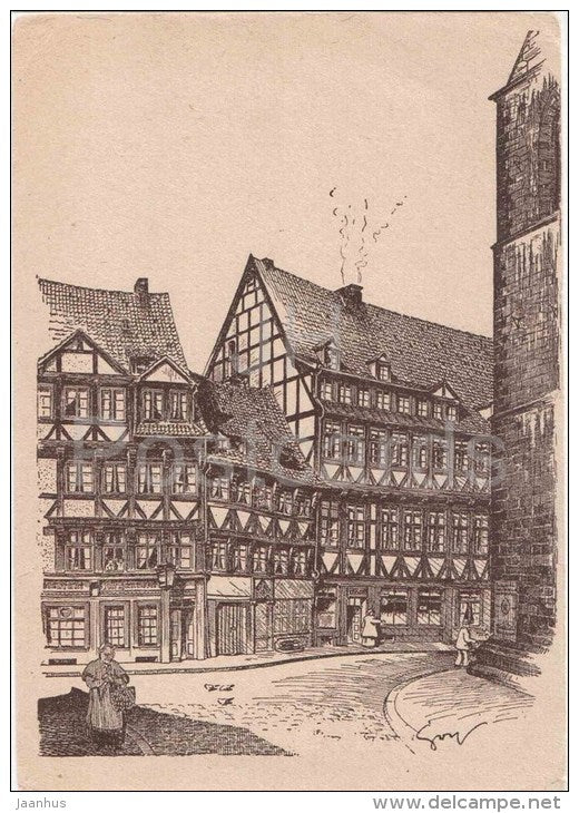 Hannoversche baudenkmäler - Hannover - F. O. Goy - Germany - ungelaufen - JH Postcards