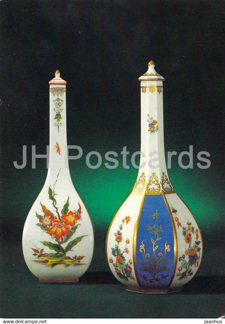 Schauhalle Porzellansammlung - Gefasse zur Reiswein - Meissen - porcelain - Germany DDR - unused - JH Postcards