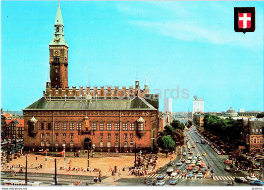 Copenhagen - The Town Hall Square - Denmark - unused - JH Postcards