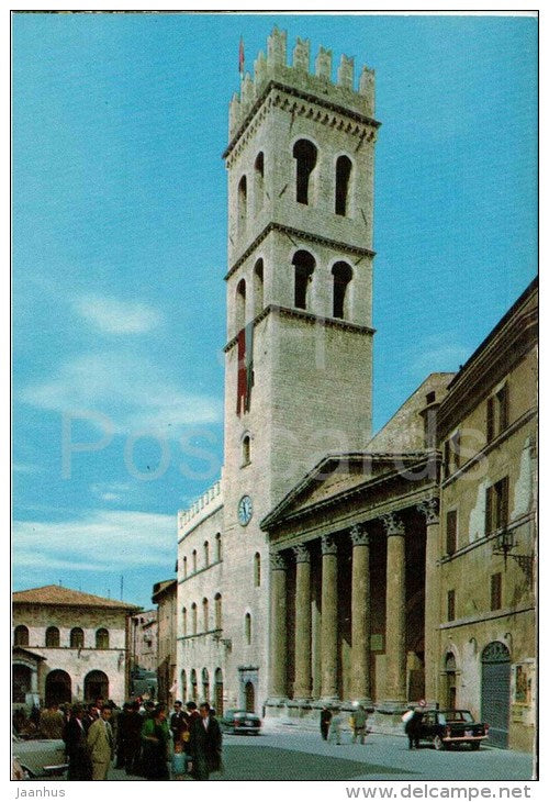 Tempio di Minerva - Minerva temple - Assisi - Perugia - Umbria - 232 - Italia - Italy - unused - JH Postcards