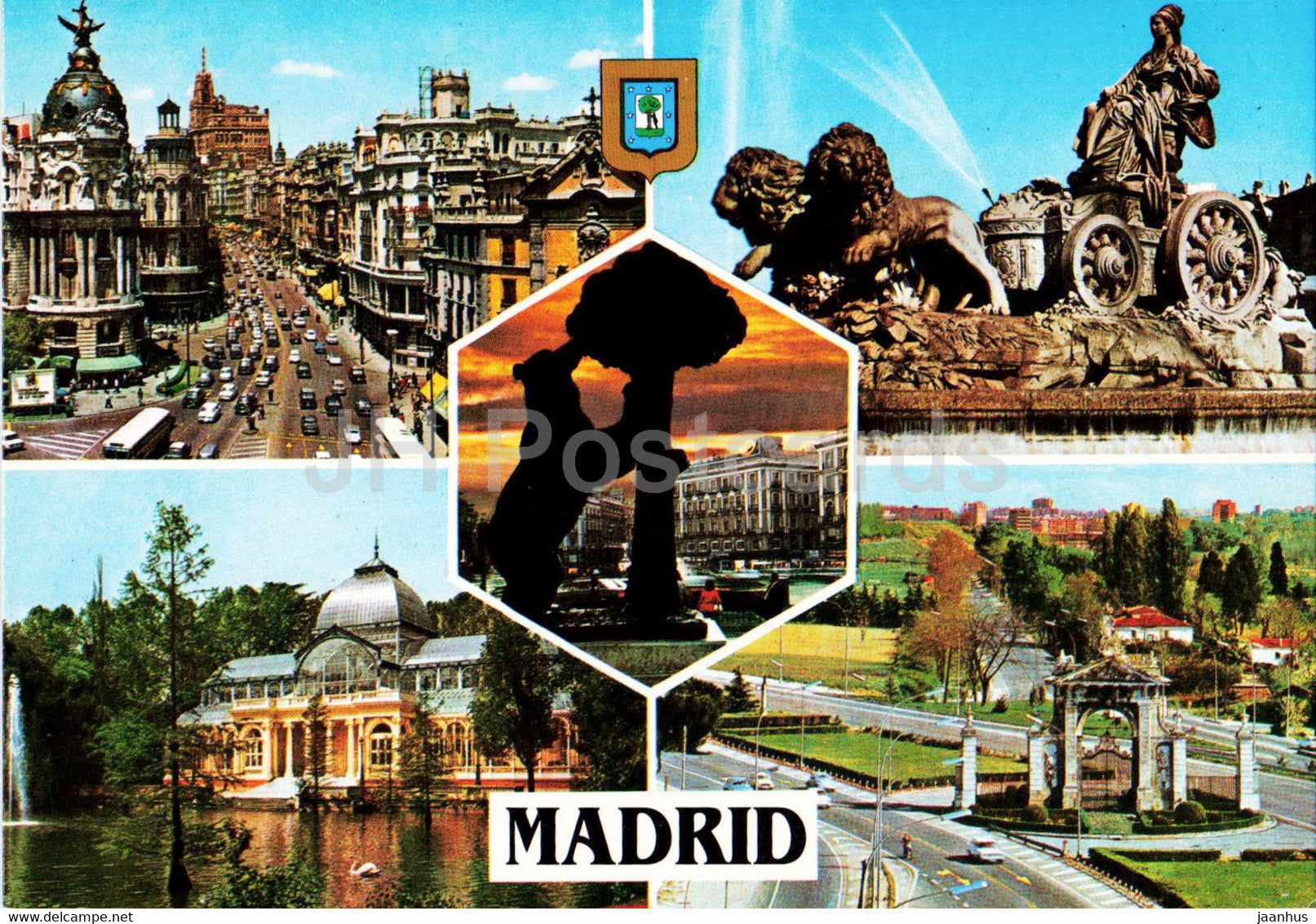 Madrid - Diversos Aspectos - mutiview - 159 - Spain - unused - JH Postcards