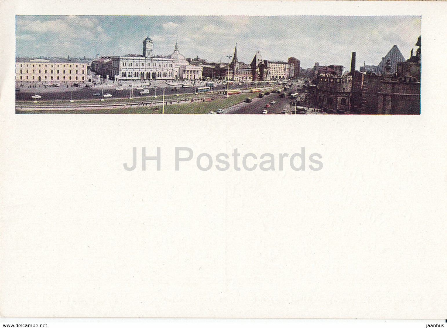 Moscow - Komsomol square - postal stationery - 1964 - Russia USSR - used - JH Postcards