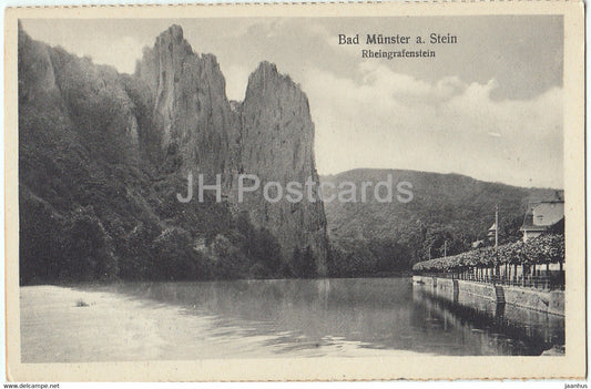 Bad Munster a Stein - Rheingrafenstein - 40091 - old postcard - Germany - unused - JH Postcards