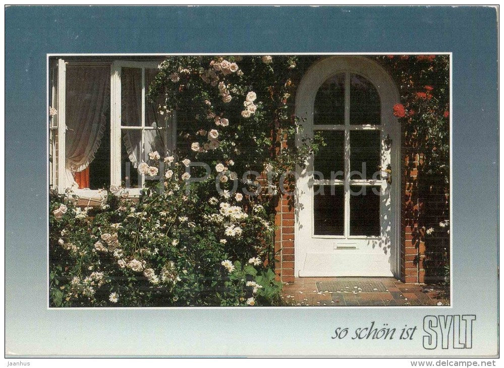 So Schön ist Sylt - haus - Germany - 1976 gelaufen - JH Postcards