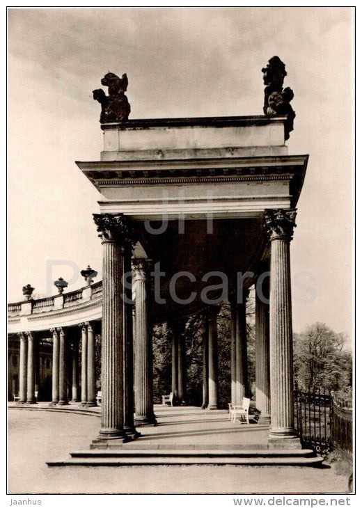 Potsdam - Sanssouci - Kolonnade im Park - Germany - 1978 gelaufen - JH Postcards