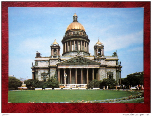 St. Isaac`s Cathedral - Leningrad - St. Petersburg - 1984 - Russia USSR - unused - JH Postcards