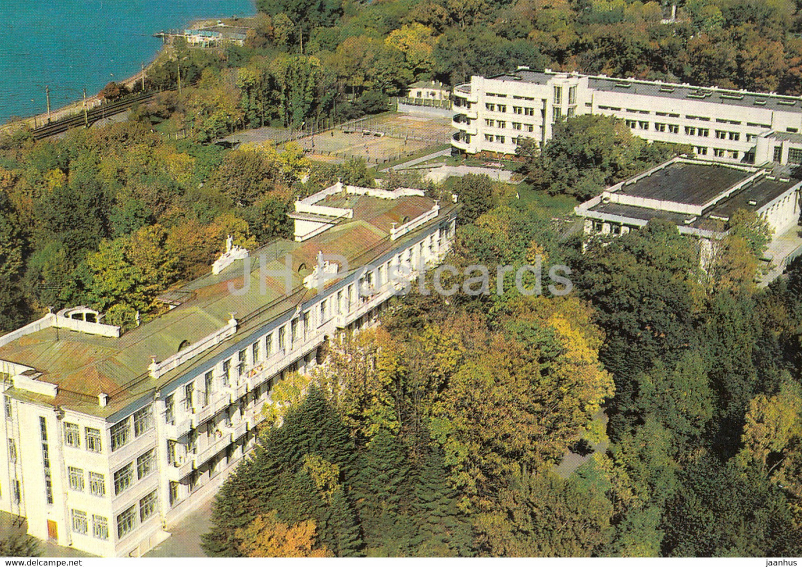 Vladivostok - sanatorium Tikhookeansky (Pacific Ocean) - 1 - postal stationery - 1985 - Russia USSR - unused - JH Postcards