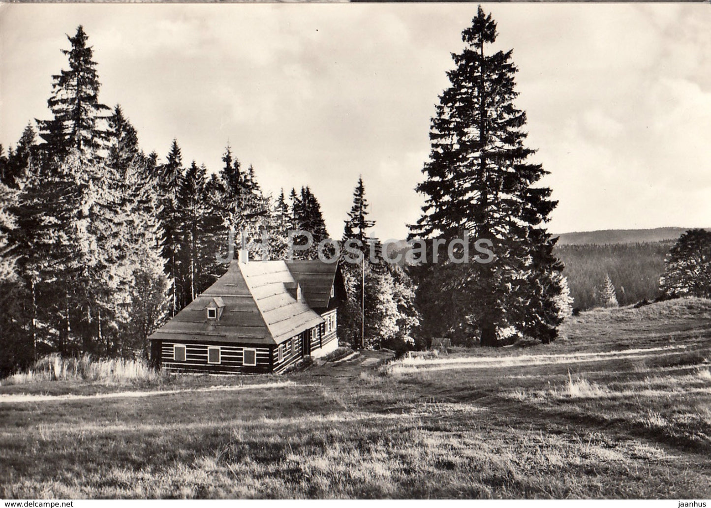 Kristianov - mountain - Czechoslovakia - Czech Republic - old postcard - used - JH Postcards