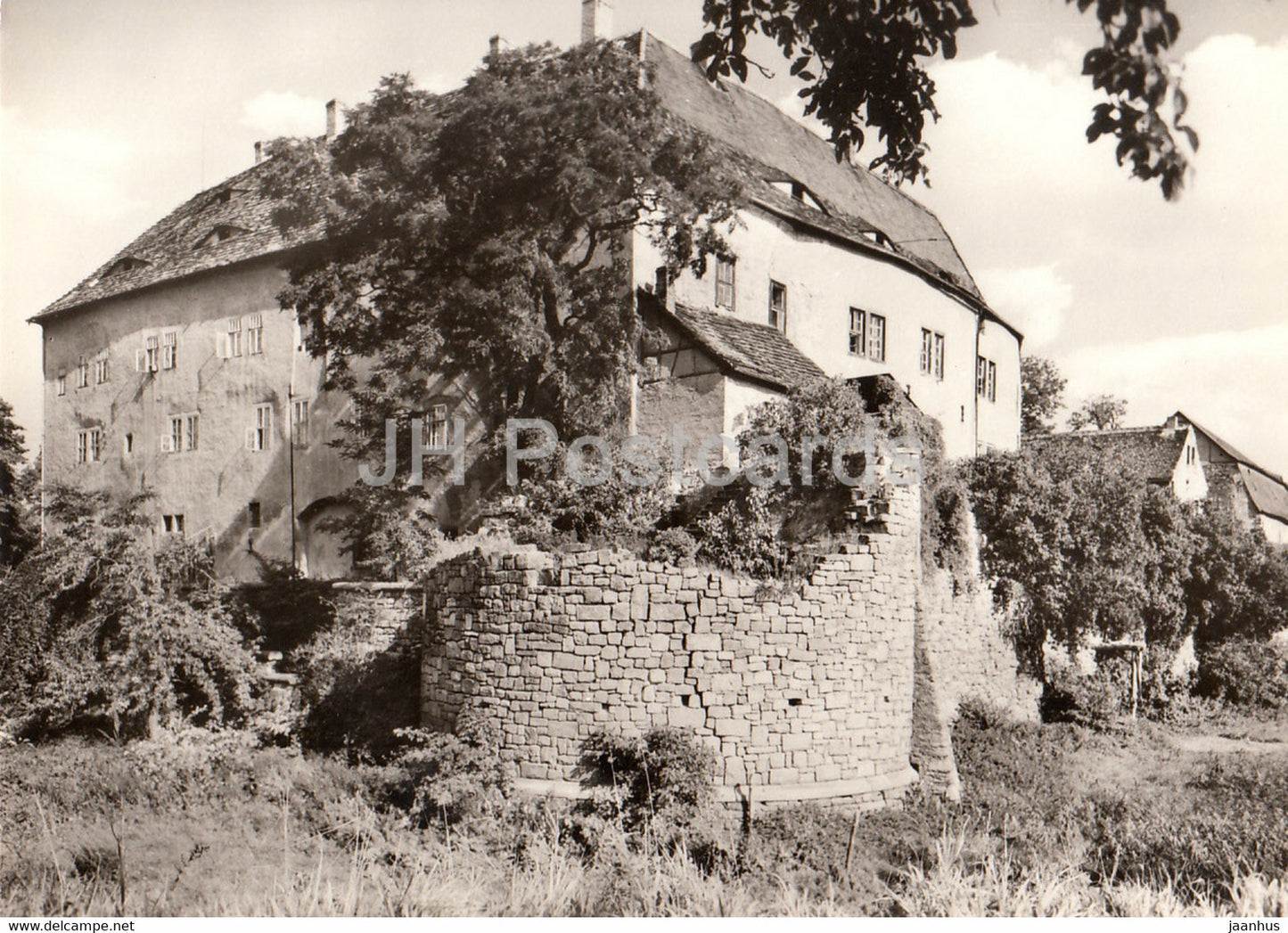 Heldrungen Schloss - castle - Historische Statten in Thuringen - DDR Germany - unused - JH Postcards