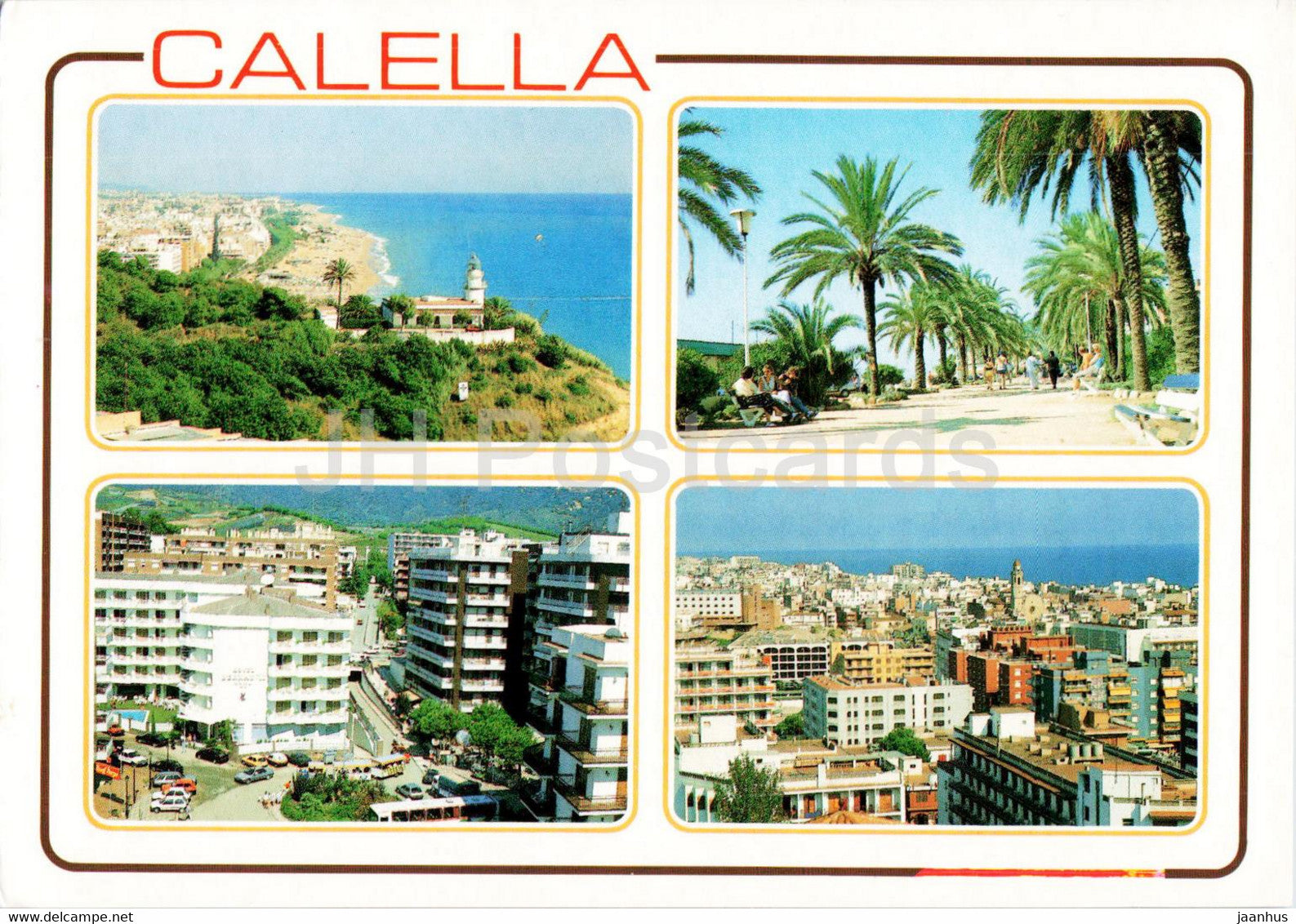 Calella - multiview - town views - 2003 - Spain - used - JH Postcards