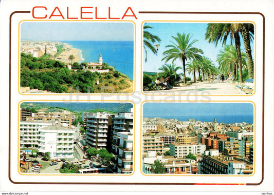 Calella - multiview - town views - 2003 - Spain - used - JH Postcards