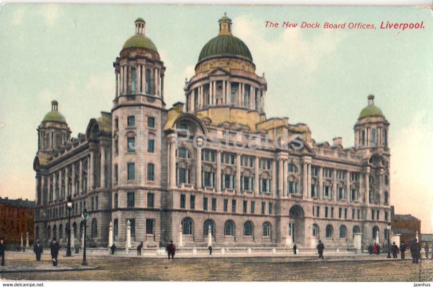 Liverpool - The New Dock Board Offices - old postcard - England - United Kingdom - unused - JH Postcards