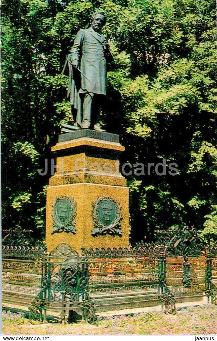 Smolensk - monument to Russian composer Mikhail Glinka - 1982 - Russia USSR – unused – JH Postcards