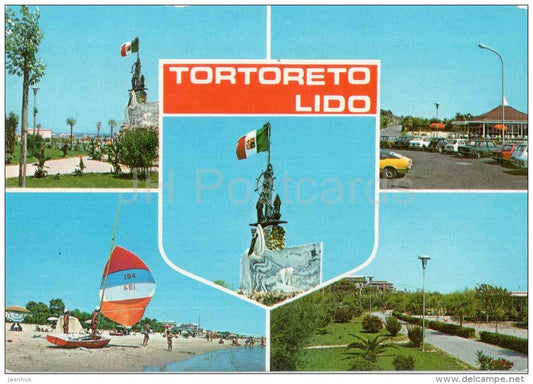 Tortoreto Lido - sailing boat - Teramo - Abruzzo - No. 31 - Italia - Italy - circulated in Italy - JH Postcards