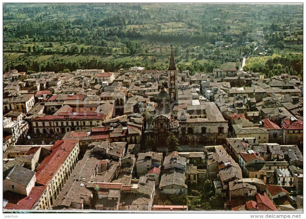 veduta aerea Chiesa dell´Annunziata - Virgin Mary Church - Sulmona - Abruzzo - 624 - 67039 - Italia - Italy - unus - JH Postcards