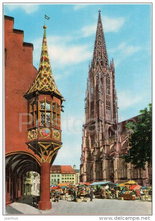 Freiburg im Breisgau - Münsterturm mit Kaufhauserker - Germany - ungelaufen - JH Postcards