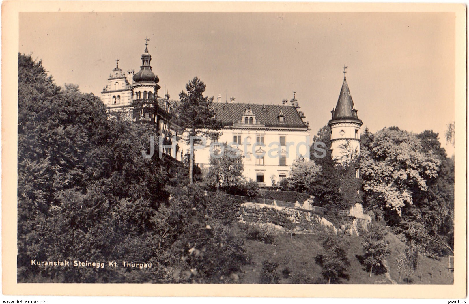 Kuranstalt Steinegg - TG - Switzerland - 1929 - used - JH Postcards