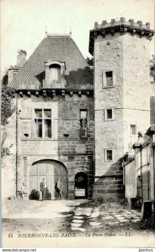 Bourbonne les Bains - La Porte Galon - 14 - old postcard - France - used - JH Postcards