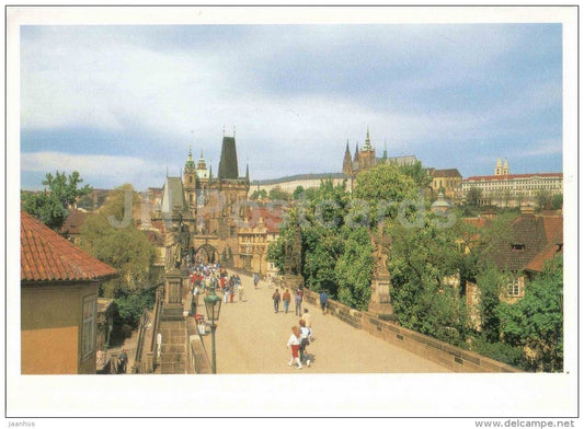 Praha - Prague - Charles Bridge - Czech Republic - used - JH Postcards