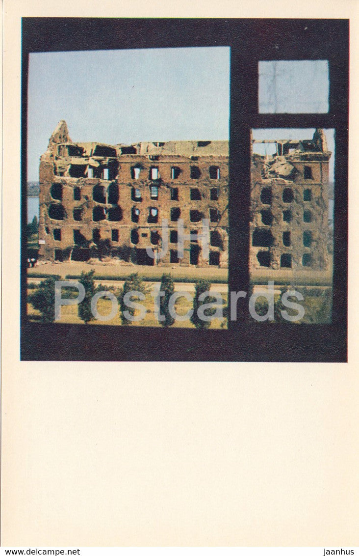 Volgograd - Mill - A Relic of the Great Patriotic War - Russia USSR - unused - JH Postcards