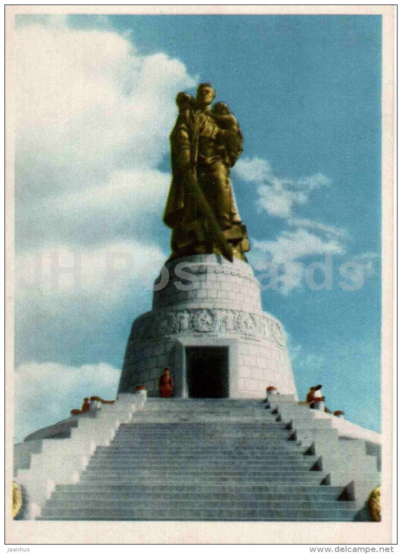 Sowjetisches Ehrenmal in Berlin - soviet monument - Berlin - Germany - used - JH Postcards