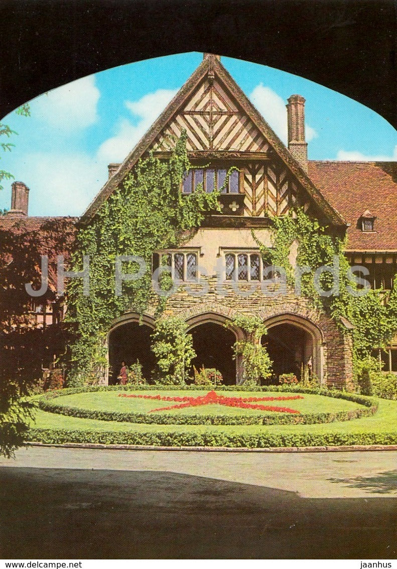 Cecilienhof - Historische Gedankstatte des Potsdamer Abkommens - Innenhof - inner courtyard - Germany DDR -  unused - JH Postcards