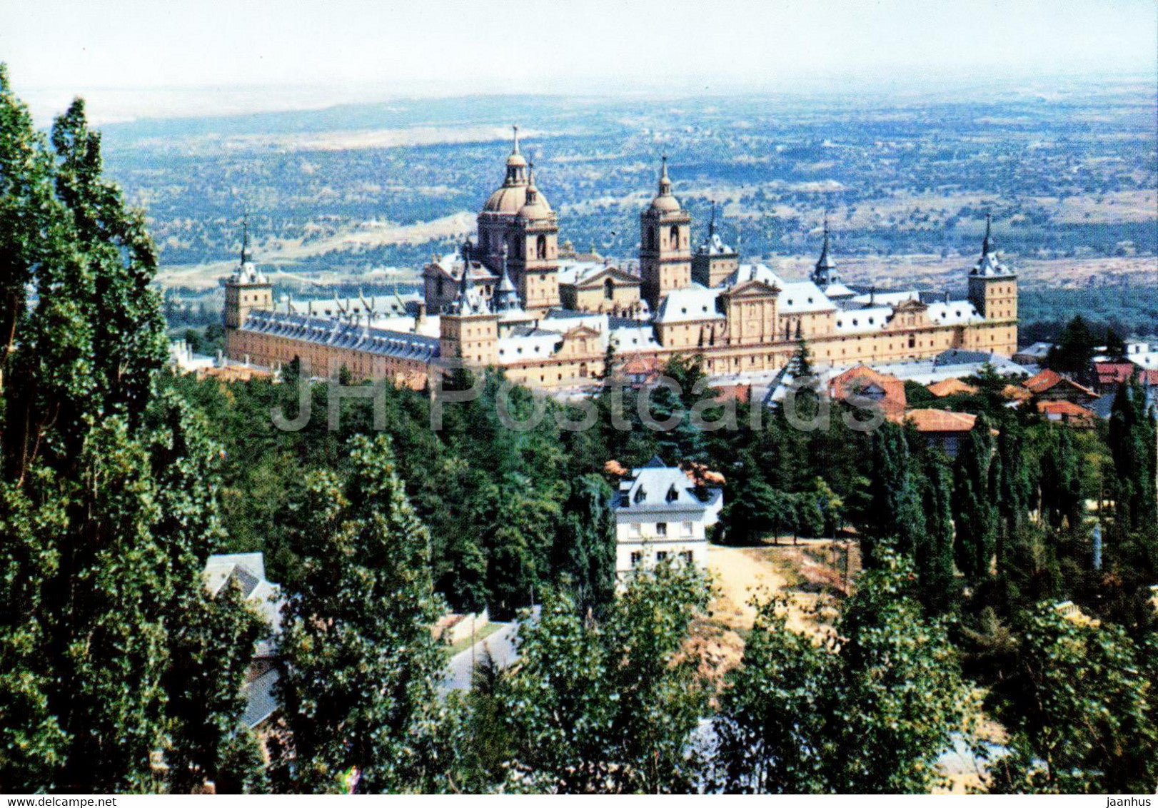 El Escorial - Monasterio - Vista General - monastery - general view - 902 - Spain - unused - JH Postcards