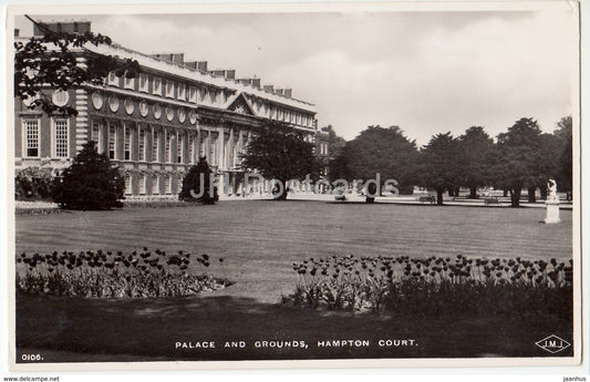 London - Hampton Court - Palace and Grounds - 0106 - 1952 - United Kingdom - England - used - JH Postcards