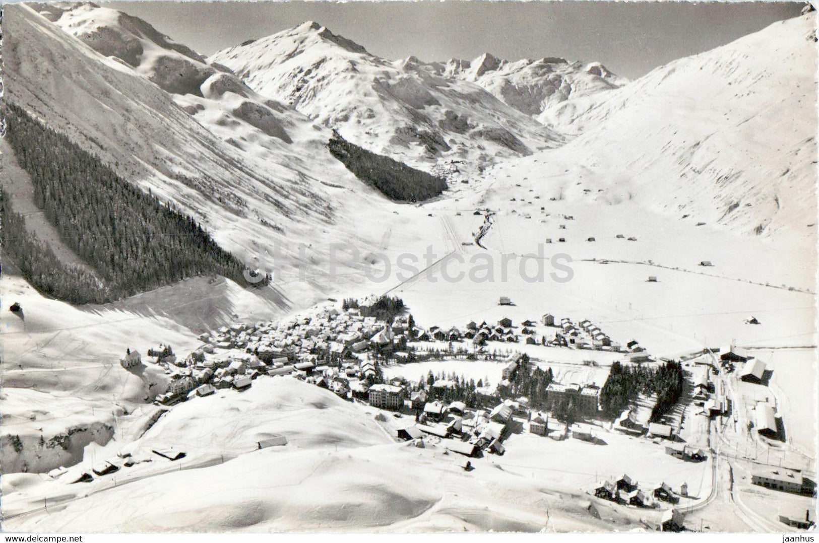 Andermatt 1444 m gegen Hospental und Furka - 6347 - 1962 - Switzerland - used - JH Postcards