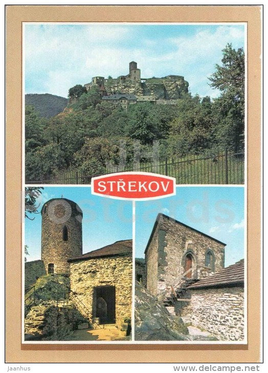 Usti nad Labem - State Castle Strekov - Czechoslovakia - Czech - unused - JH Postcards