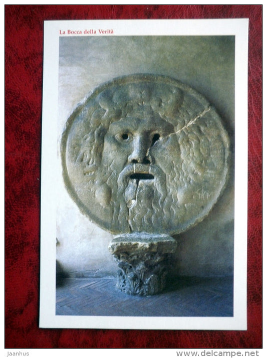 La Bocca della Verita - the Mouth of Truth - Rome - Italy - unused - JH Postcards