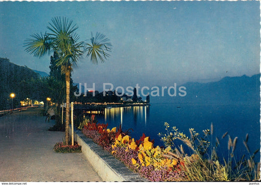 Montreux - Soiree sur les Quais - Evening on the Quays - 824 - Switzerland - unused - JH Postcards