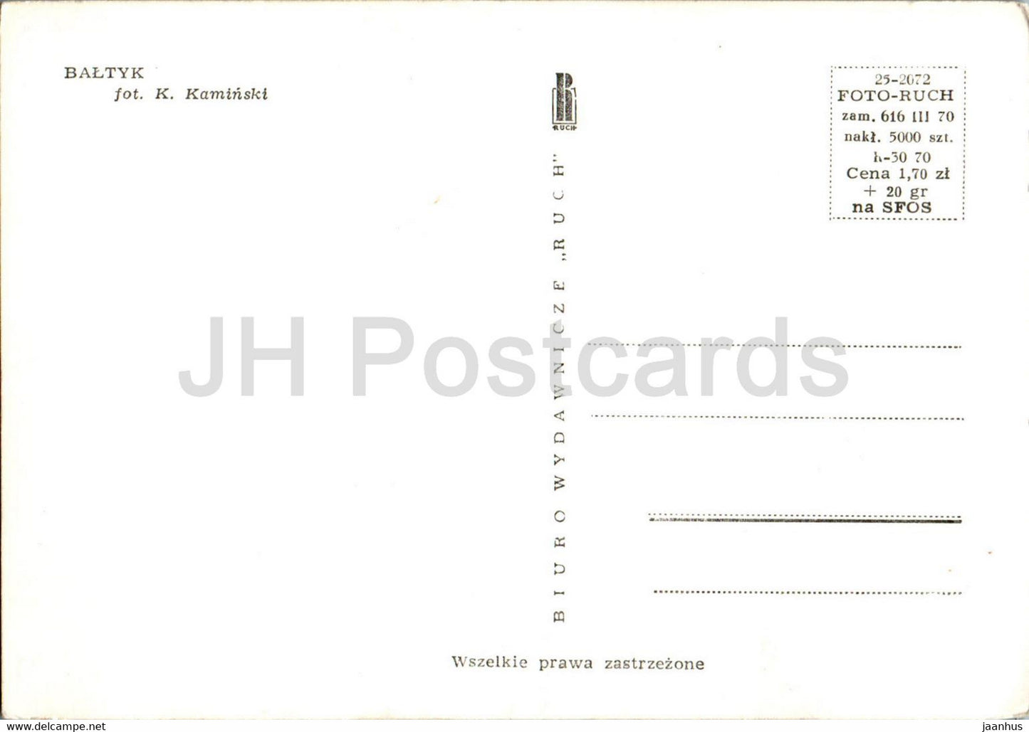 Baltyk - Ostsee - 25-2072 - Polen - unbenutzt