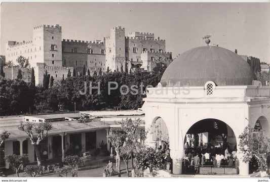 Rhodes - The Knight's Palace - old postcard - 1960 - Greece - used - JH Postcards