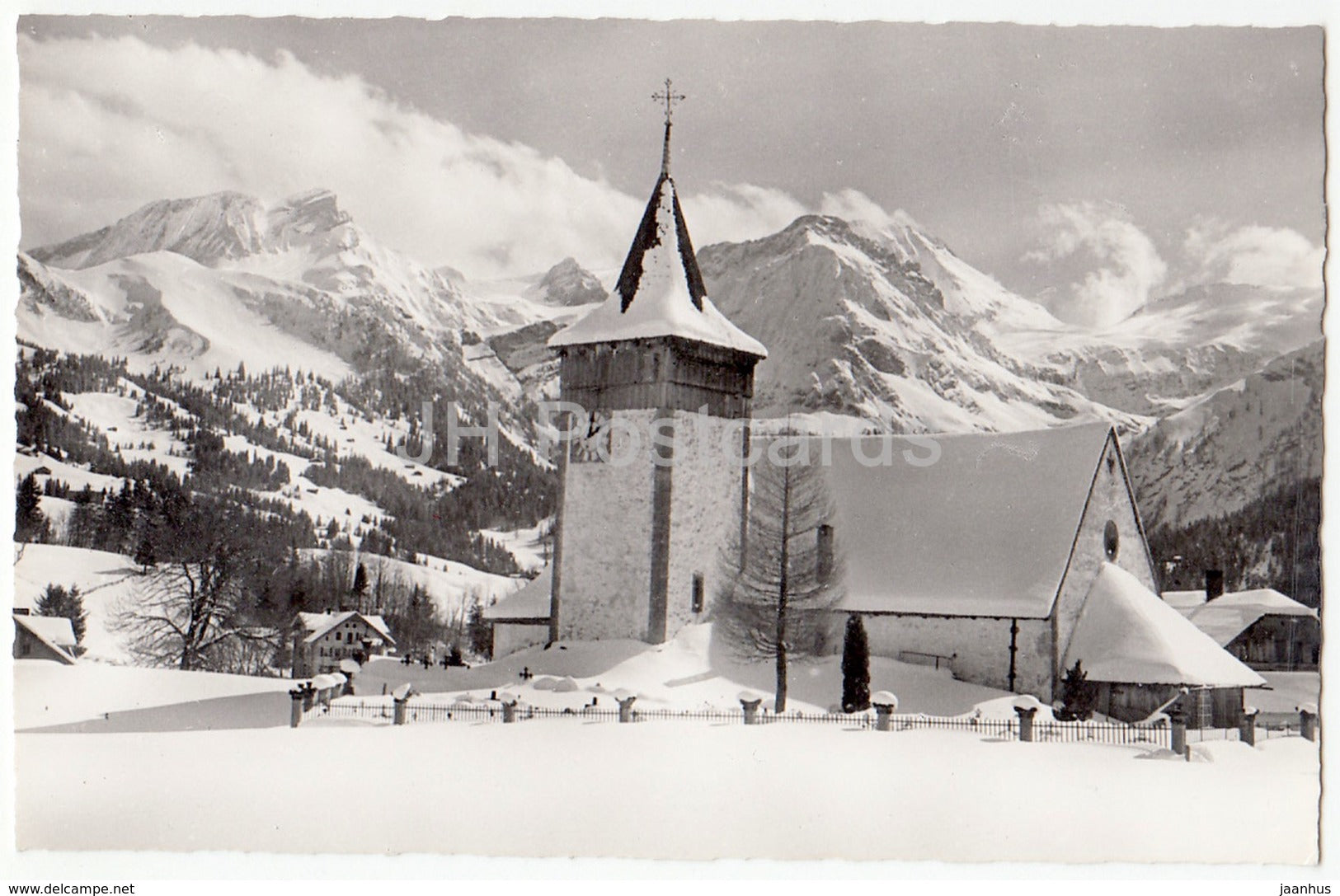 Lauenen bei Gstaad - 2978 - Switzerland - 1958 - used - JH Postcards