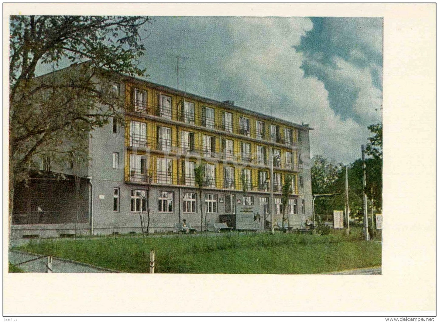 hostel - tourists base - Uzhhorod - Uzhgorod - postal stationery - 1969 - Ukraine USSR - unused - JH Postcards