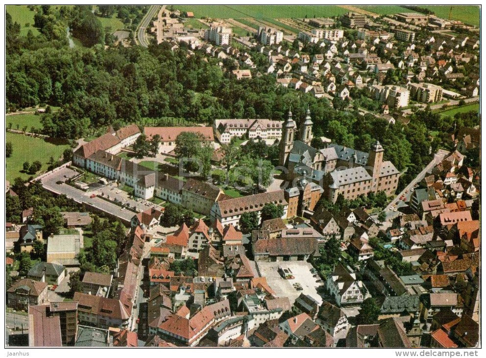 Deutschordens-Schloss - Bad Mergentheim - EUROPA CEPT Wasserreinhaltung - 6990 - Germany - 1987 gelaufen - JH Postcards