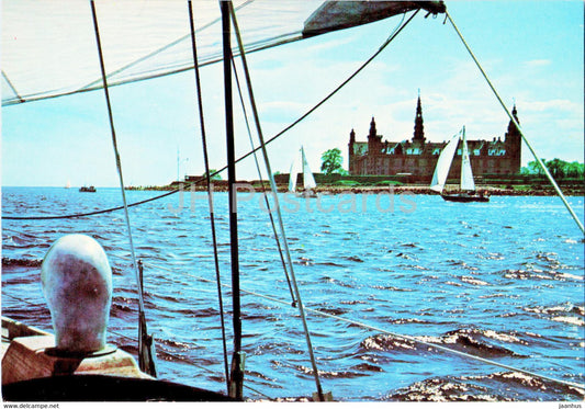 With Kronborg Castle to starboard - 3029 - Denmark - unused - JH Postcards