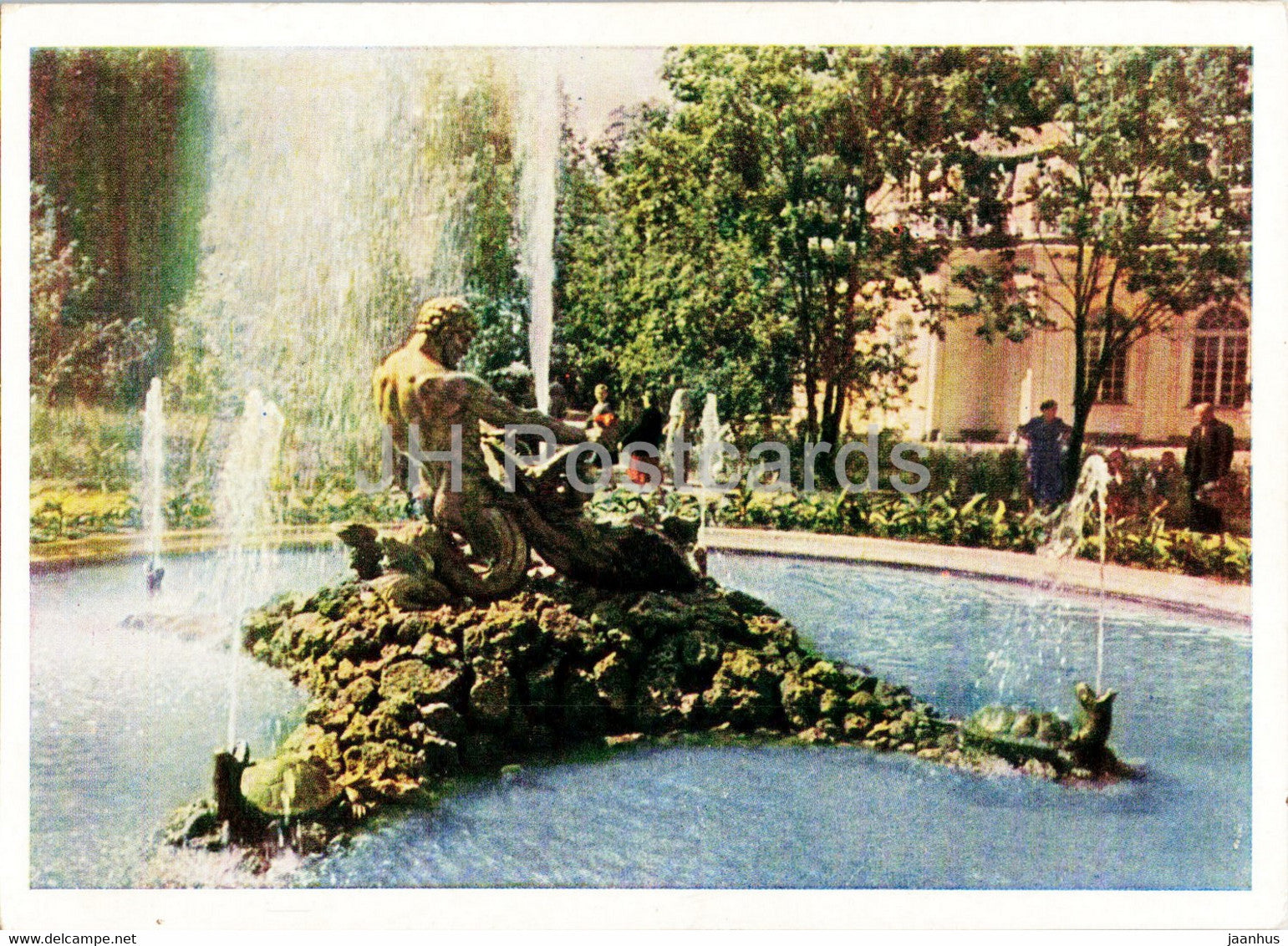 Petrodvorets - Hothouse Fountain - 1962 - Russia USSR - unused - JH Postcards