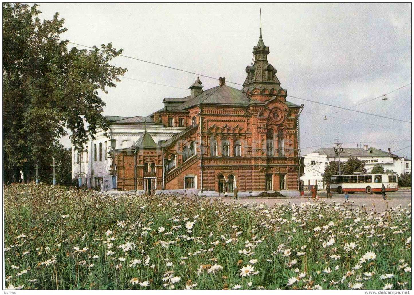 Vladimir-Suzdal Art and History Museum and Ancient Monument - trolleybus - Vadimir - 1982 - Russia USSR - unused - JH Postcards