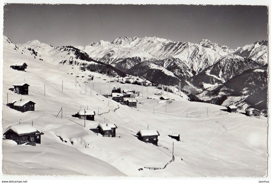 Riederalp Wallis 1920 - Binnenhorn und Ofenhorn - 44712 - Switzerland - old postcard - used - JH Postcards