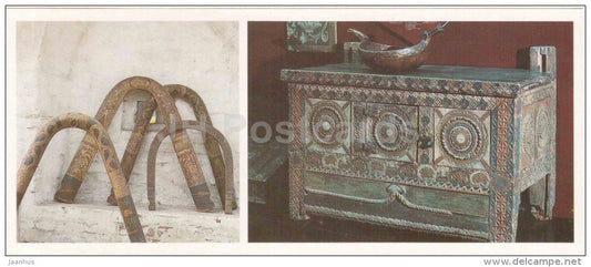 arc - cabinet - handicraft - Yaroslavl motives - 1983 - Russia USSR - unused - JH Postcards