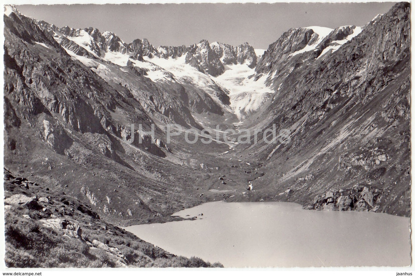 Goscheneralp - Stausee mit Dammagletscher - 6184 - Switzerland - 1963 - used - JH Postcards